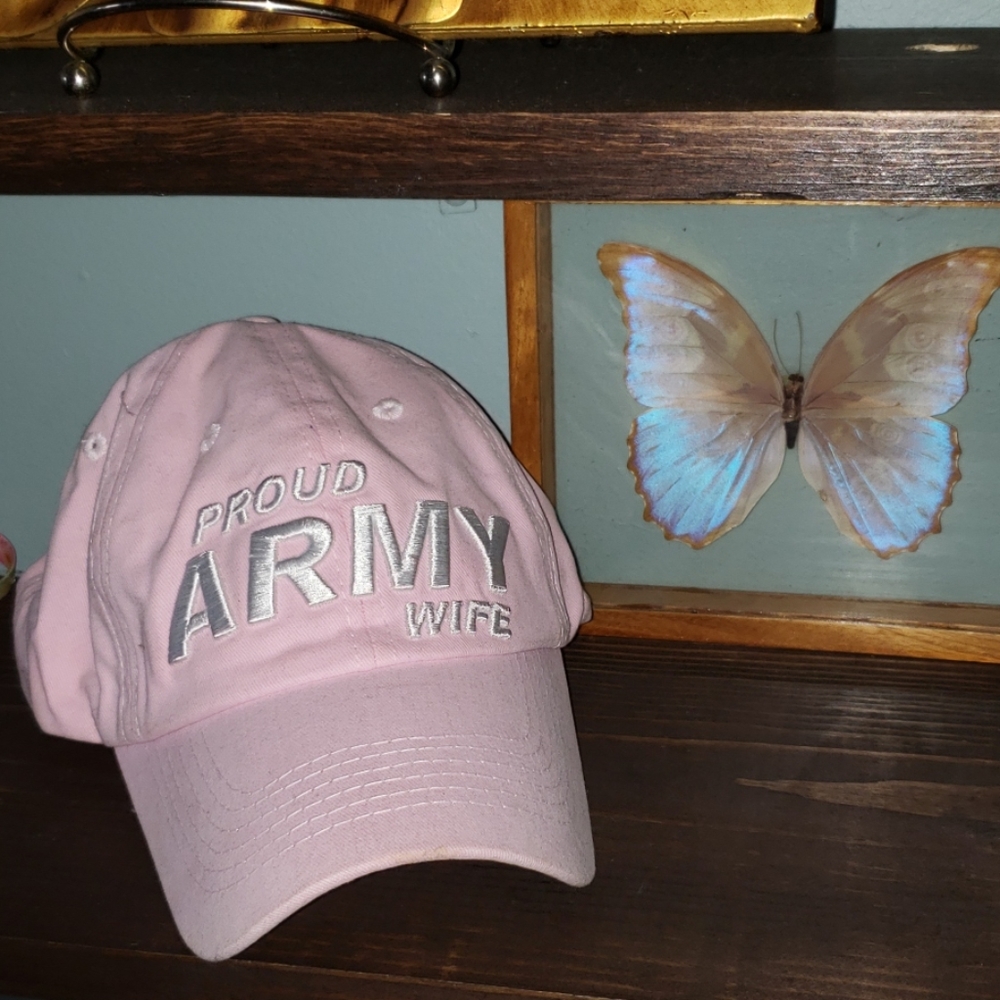 New Proud Army Wife Cotton Baseball Trucker Cap
